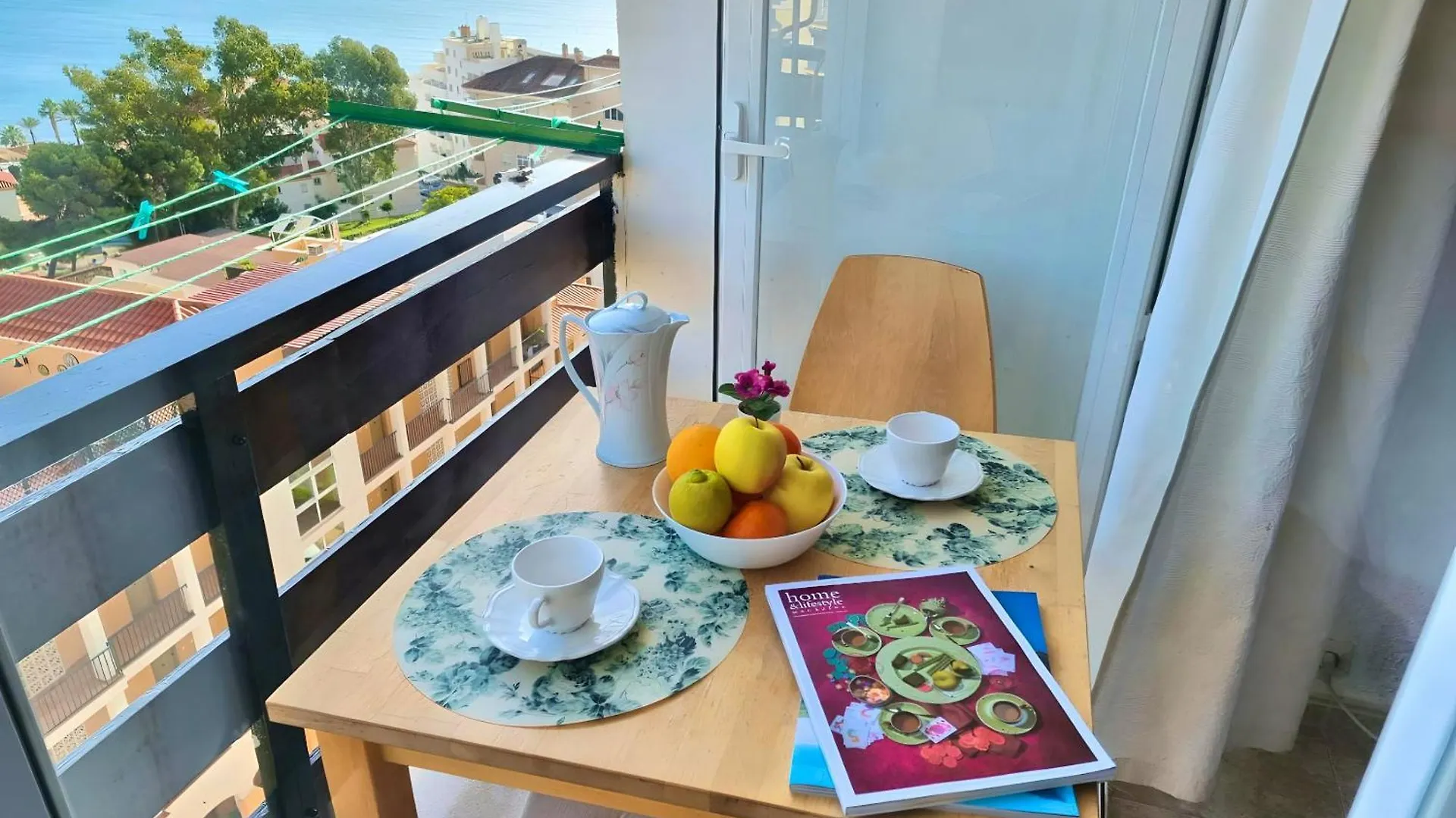 Pleasant Studio With Sea View In Benalmadena 30 M² Pool Apartamento